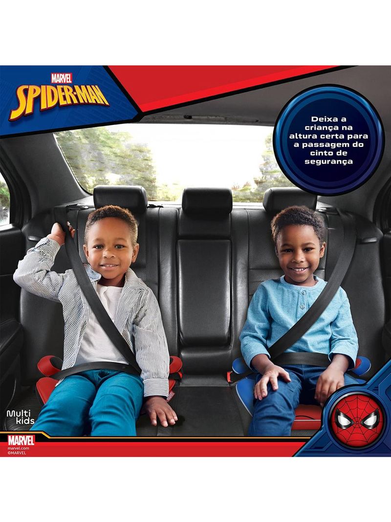 Cadeirinha para auto booster 15-36 kg disney homem aranha - bb618