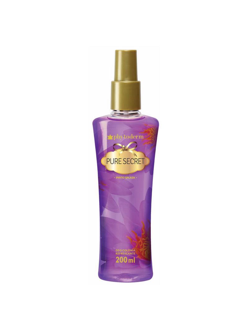 Body splash pure secret phyto splash phytoderm perfume corporal