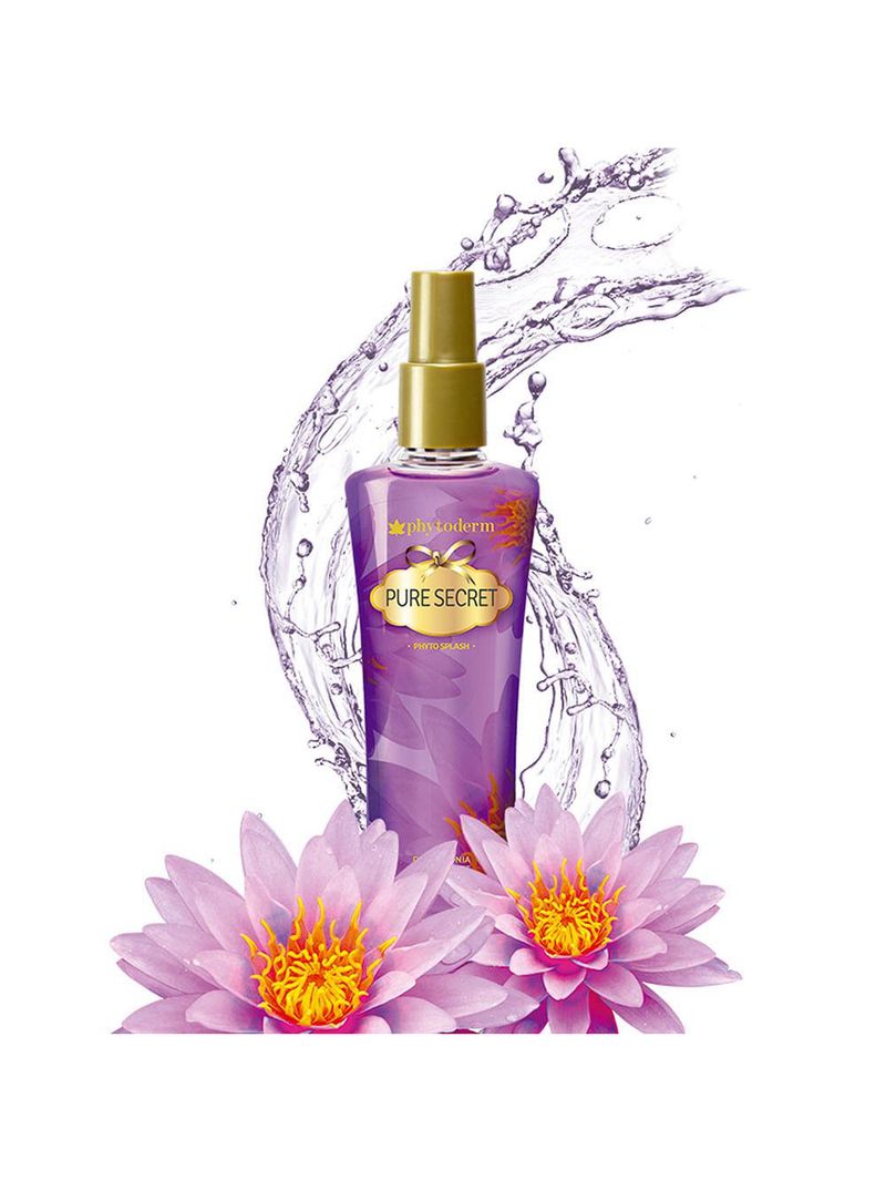Body splash pure secret phyto splash phytoderm perfume corporal