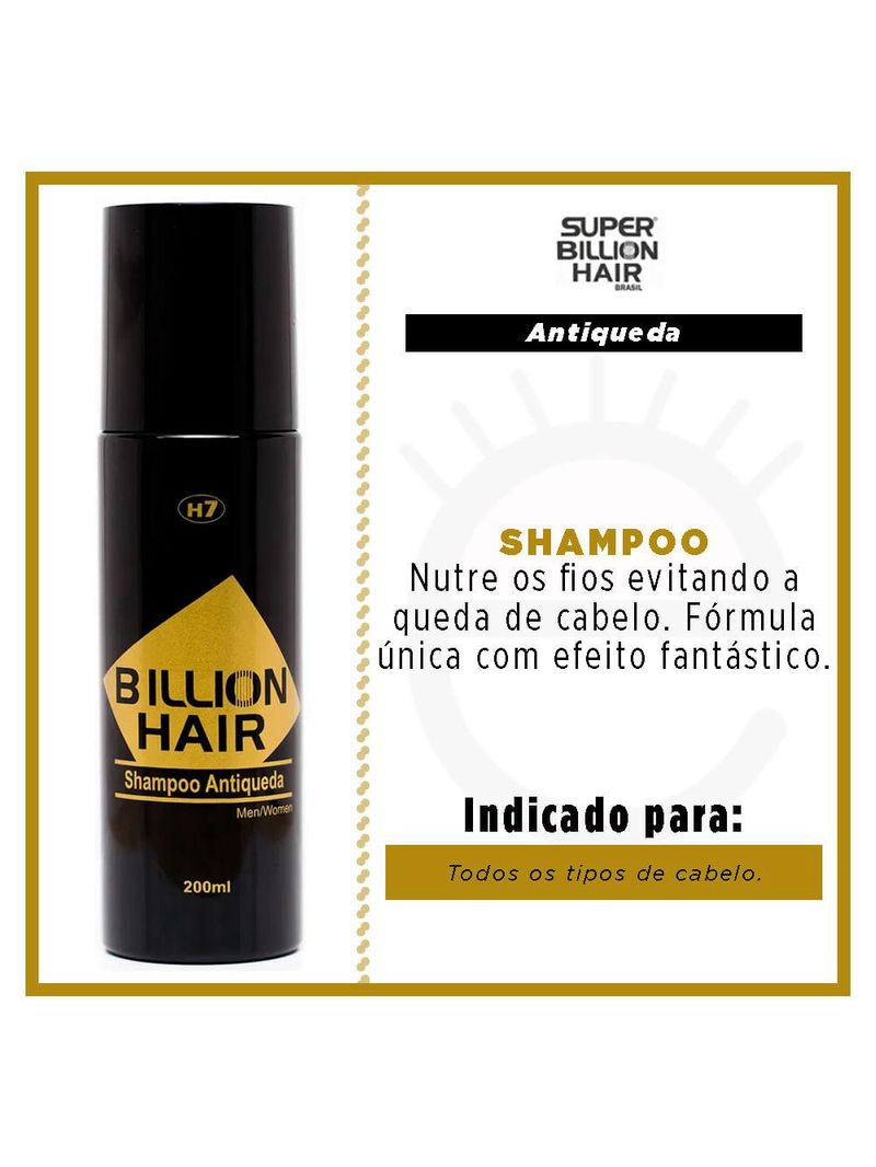 Shampoo antiqueda super billion hair