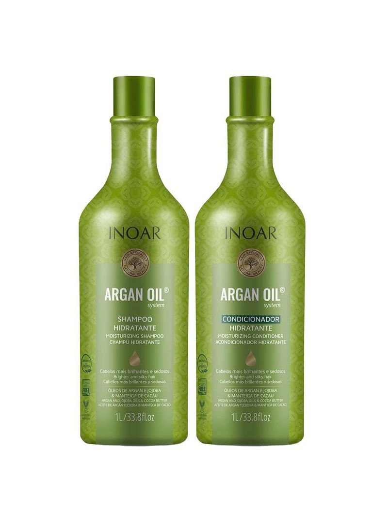 Kit shampoo + condicionador inoar argan oil