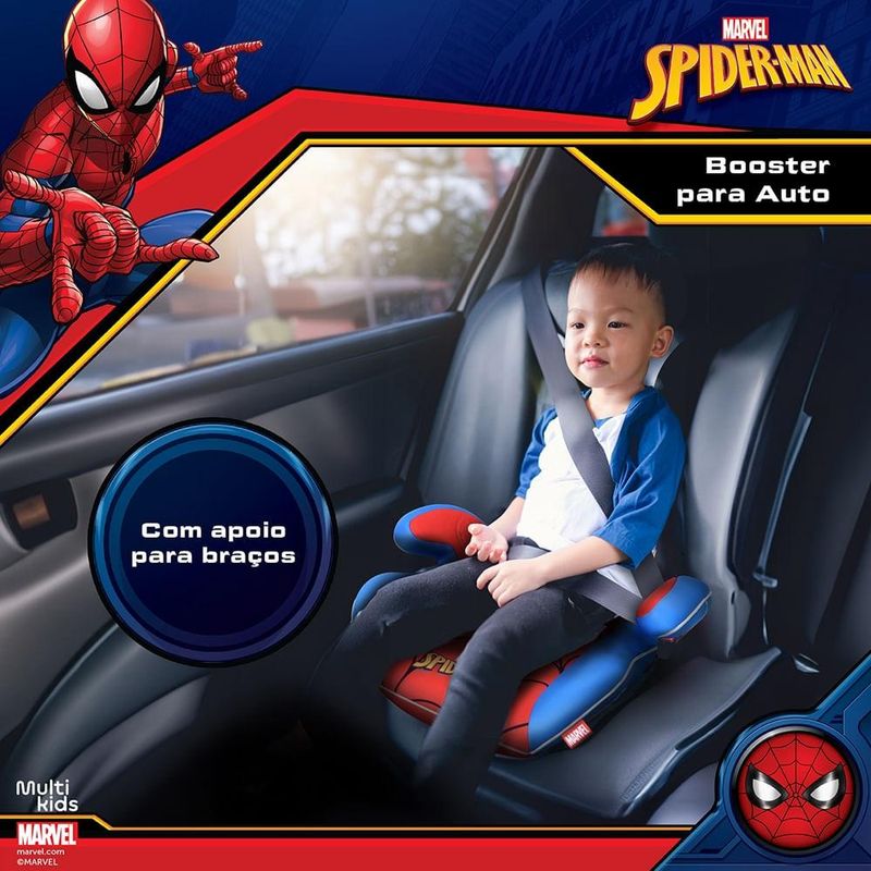 Cadeirinha para auto booster 15-36 kg disney homem aranha - bb618