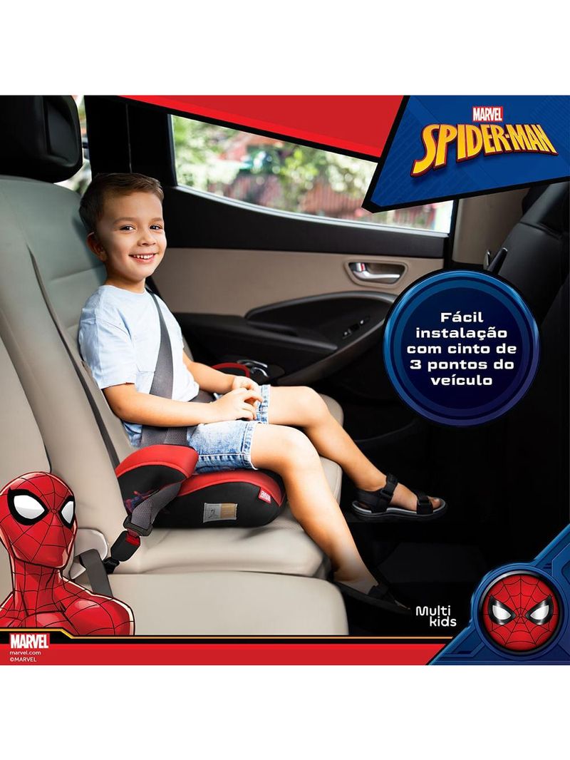 Cadeirinha para auto booster 15-36 kg disney homem aranha - bb618
