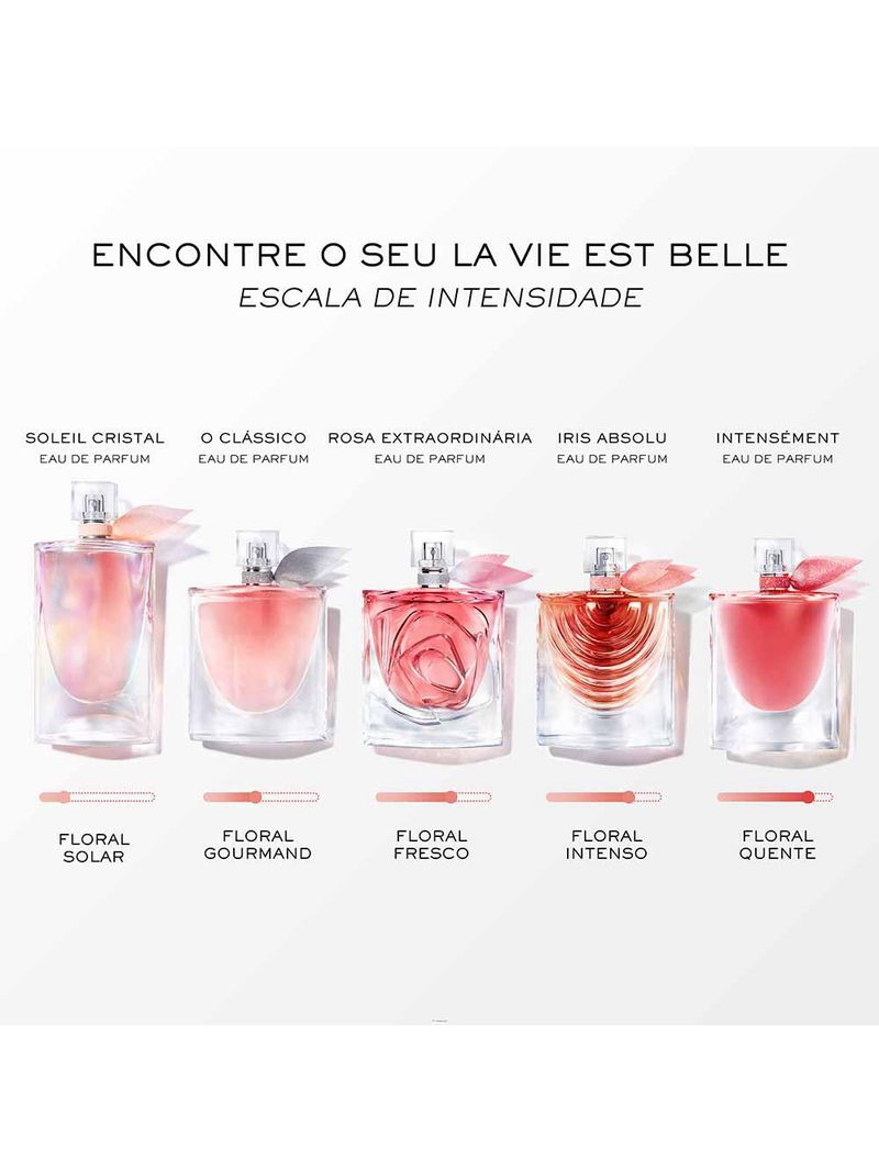 Perfume la vie est belle soleil cristal lancôme feminino eau de parfum