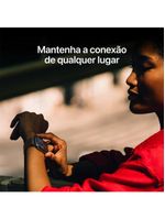 Apple watch series 11 gps 46mm preto brilhante pulseira p/m esportiva preta