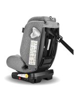 Cadeira para auto artemis 0-36 kgs isofix 360° cinza multikids baby - bb434