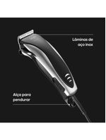 Máquina De Cortar Cabelo Studio Men - 2 Em 1 Cabelo E Barba Lâminas Em Aço Inox Acessórios 220V