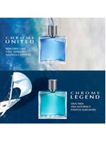 Azzaro chrome united perfume masculino eau de toilette