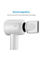 Secador De Cabelo Super Ionic Branco Motor BLDC 3 Temperaturas Jato Frio Com Difusor 220V