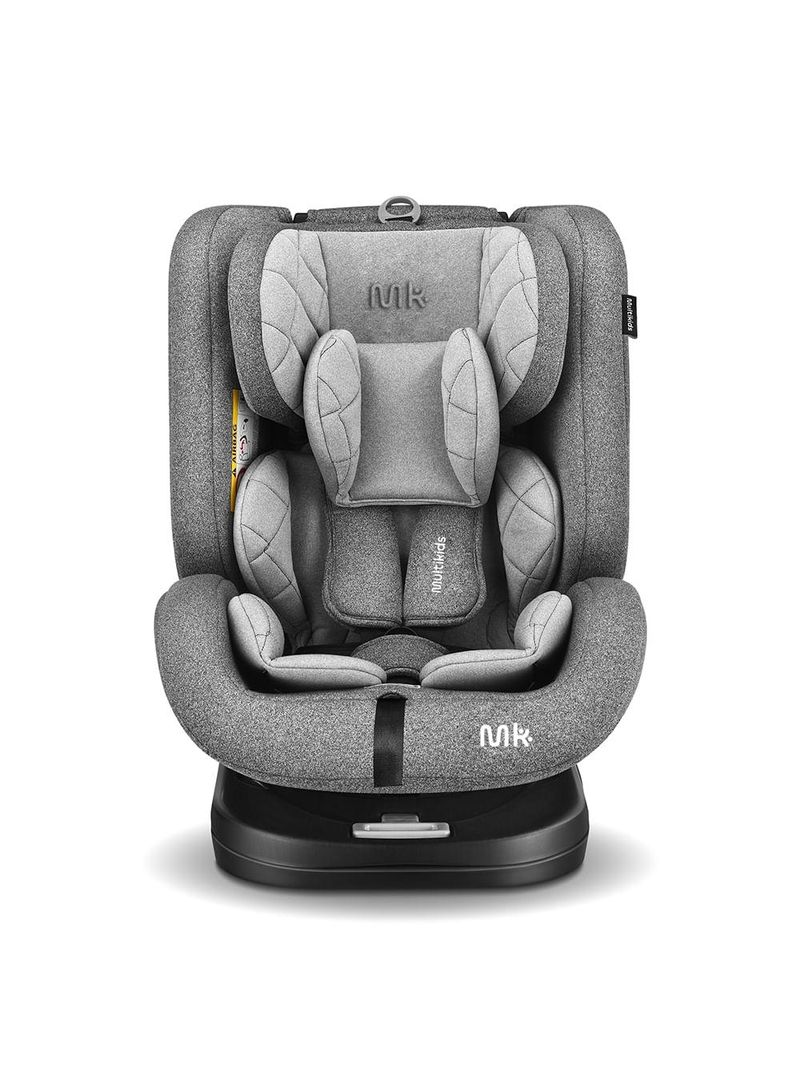 Cadeira para auto artemis 0-36 kgs isofix 360° cinza multikids baby - bb434