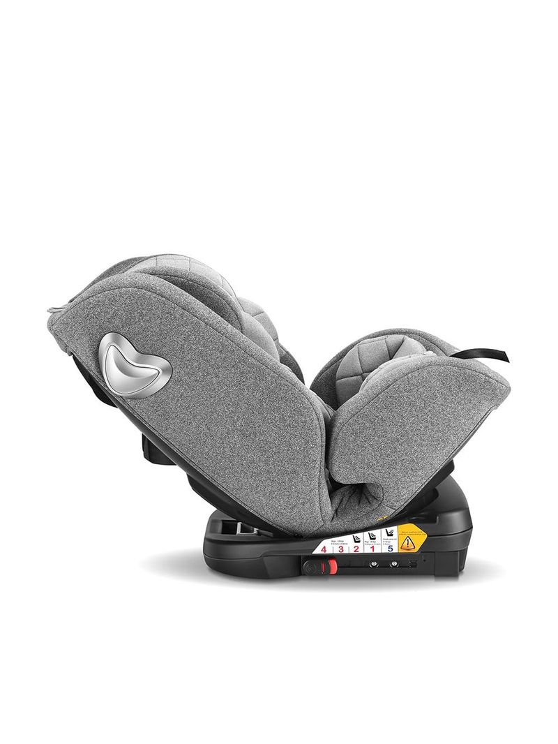 Cadeira para auto artemis 0-36 kgs isofix 360° cinza multikids baby - bb434