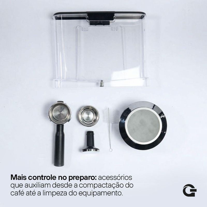 Cafeteira Espresso Gallant Digital Due Nero 20 Bar GCF320 220V