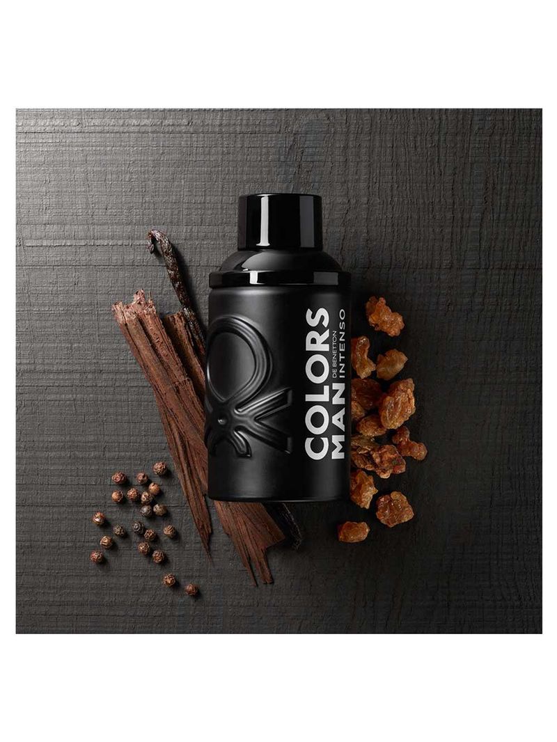 Black intenso colors benetton – perfume masculino – eau de parfum