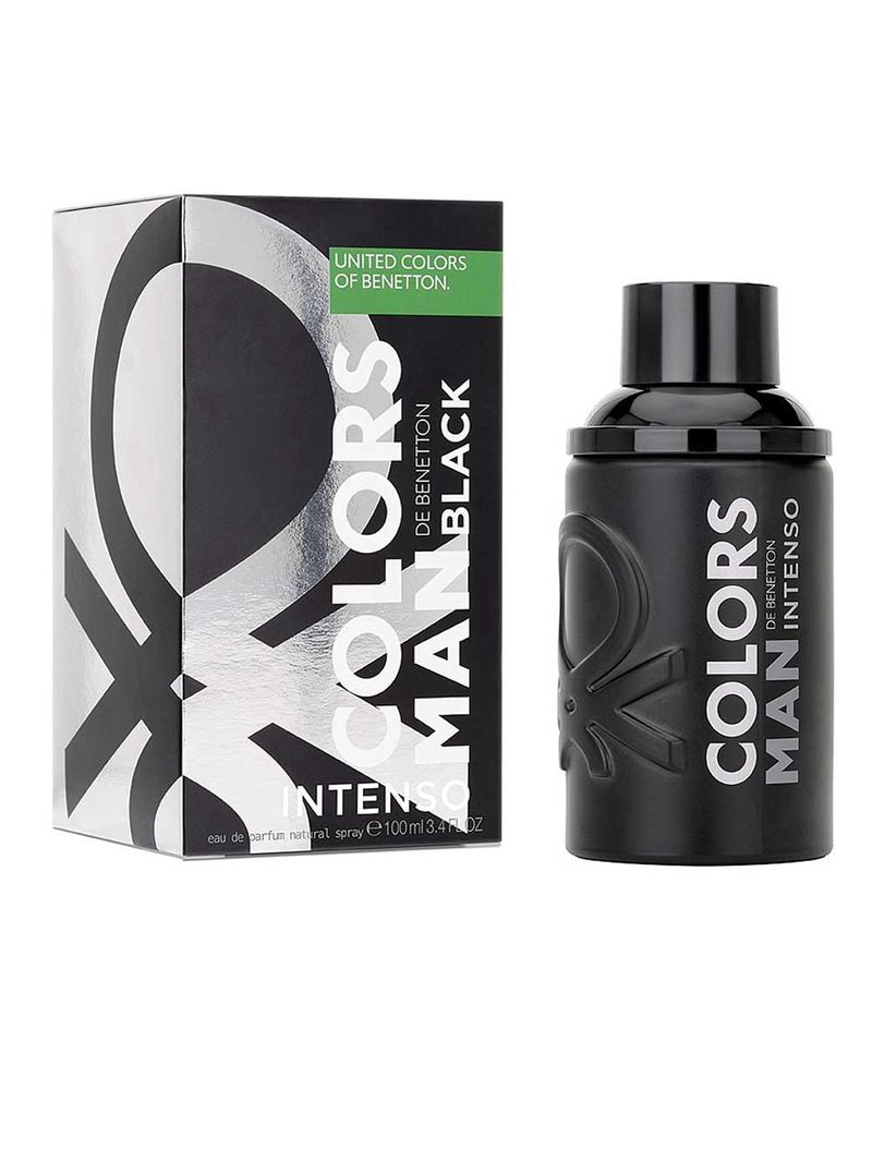 Black intenso colors benetton – perfume masculino – eau de parfum