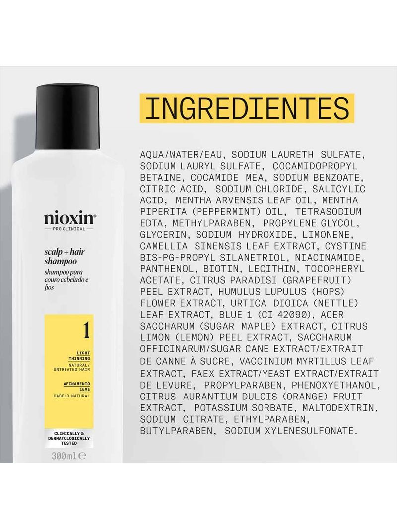 Shampoo nioxin system 1
