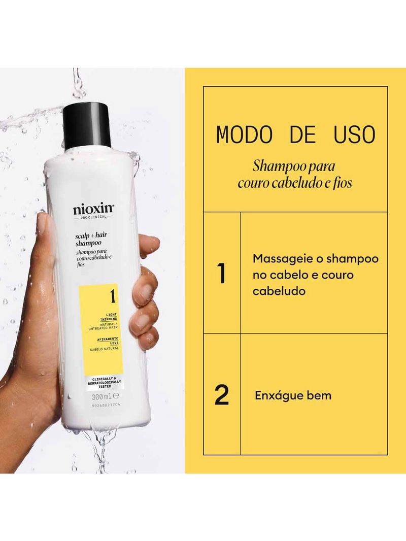 Shampoo nioxin system 1