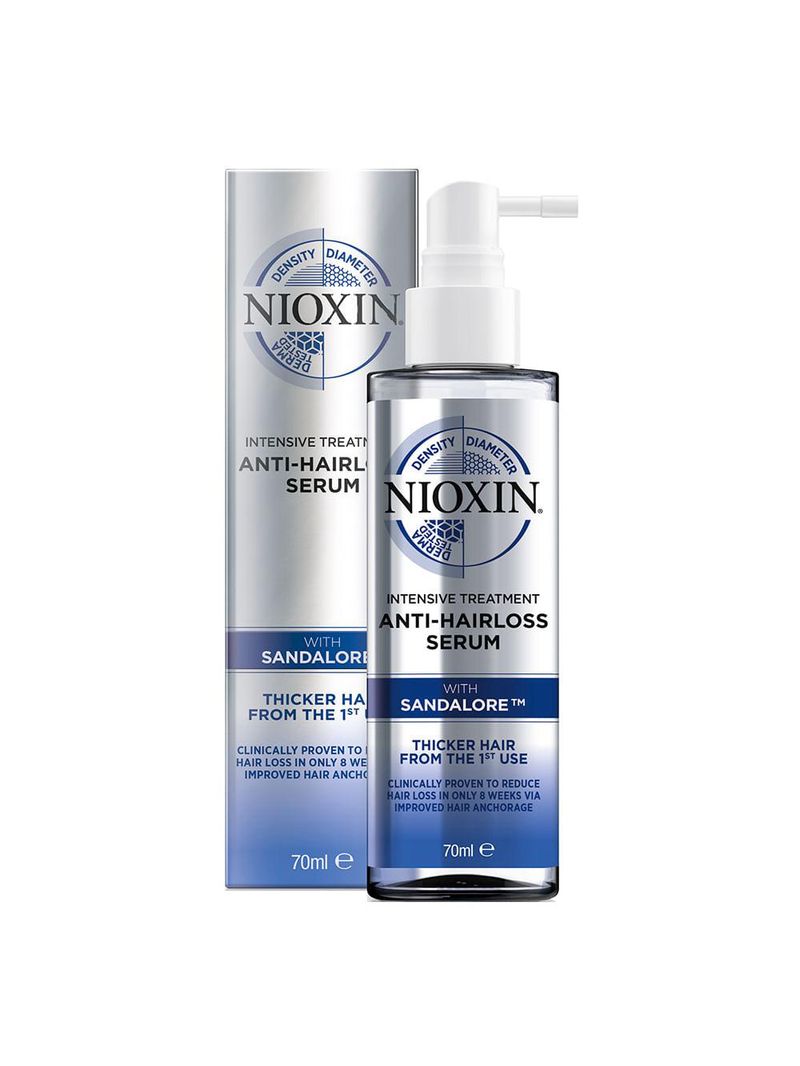 Sérum de tratamento contra afinamento capilar nioxin anti-hairloss
