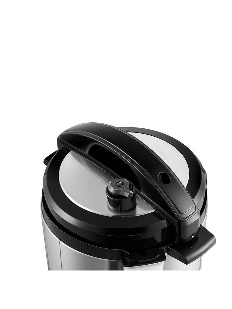 Panela De Pressão Elétrica Mondial Pratic Cook 3l Premium Panela Elétrica De Pressão-127v-preto/inox