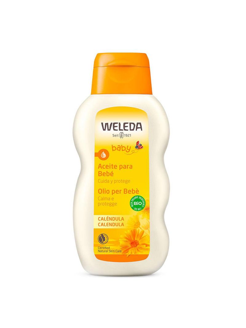Calêndula Óleo hidratante para o bebê weleda - Óleo corporal