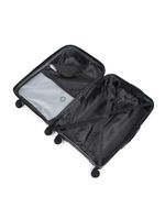 Mala Média 23 Kg Polipropileno 4 Rodas Hong Kong Preta