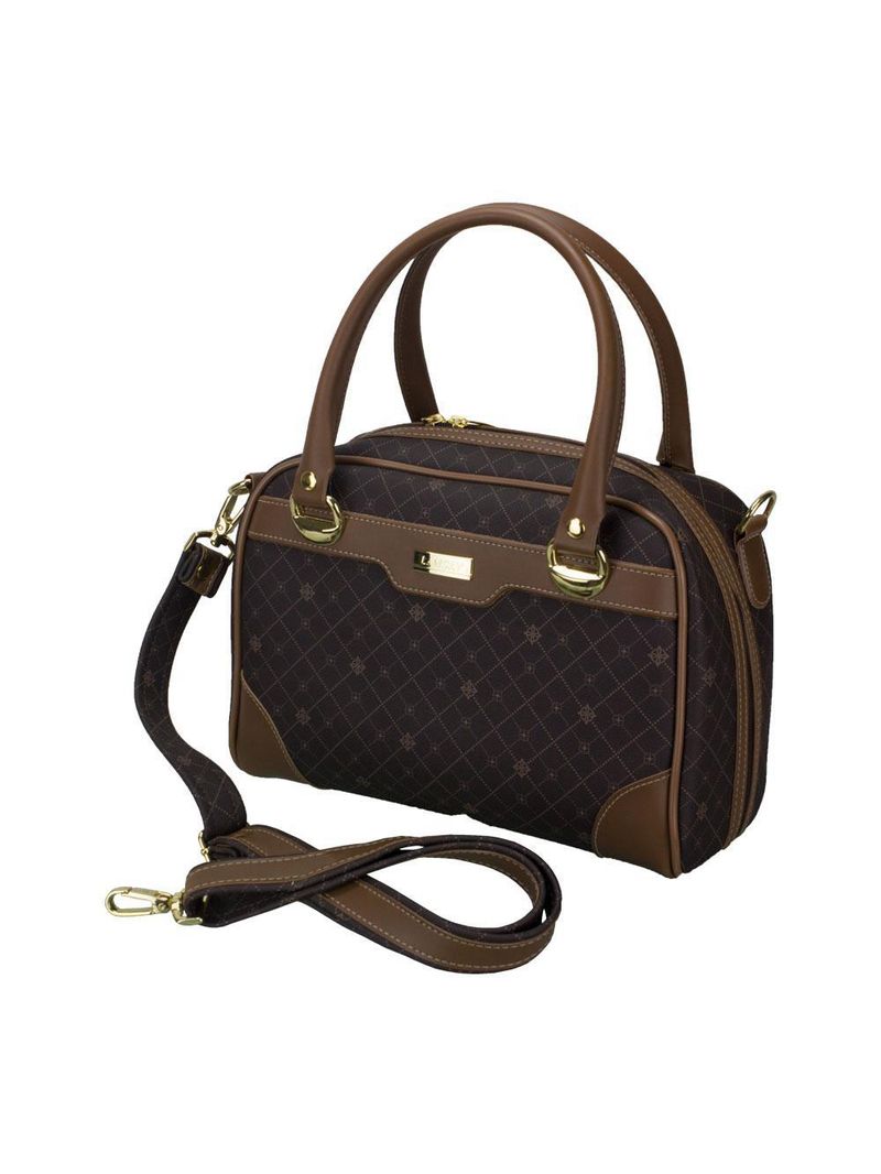 Bolsa Média Lansay Munique Gold – Café