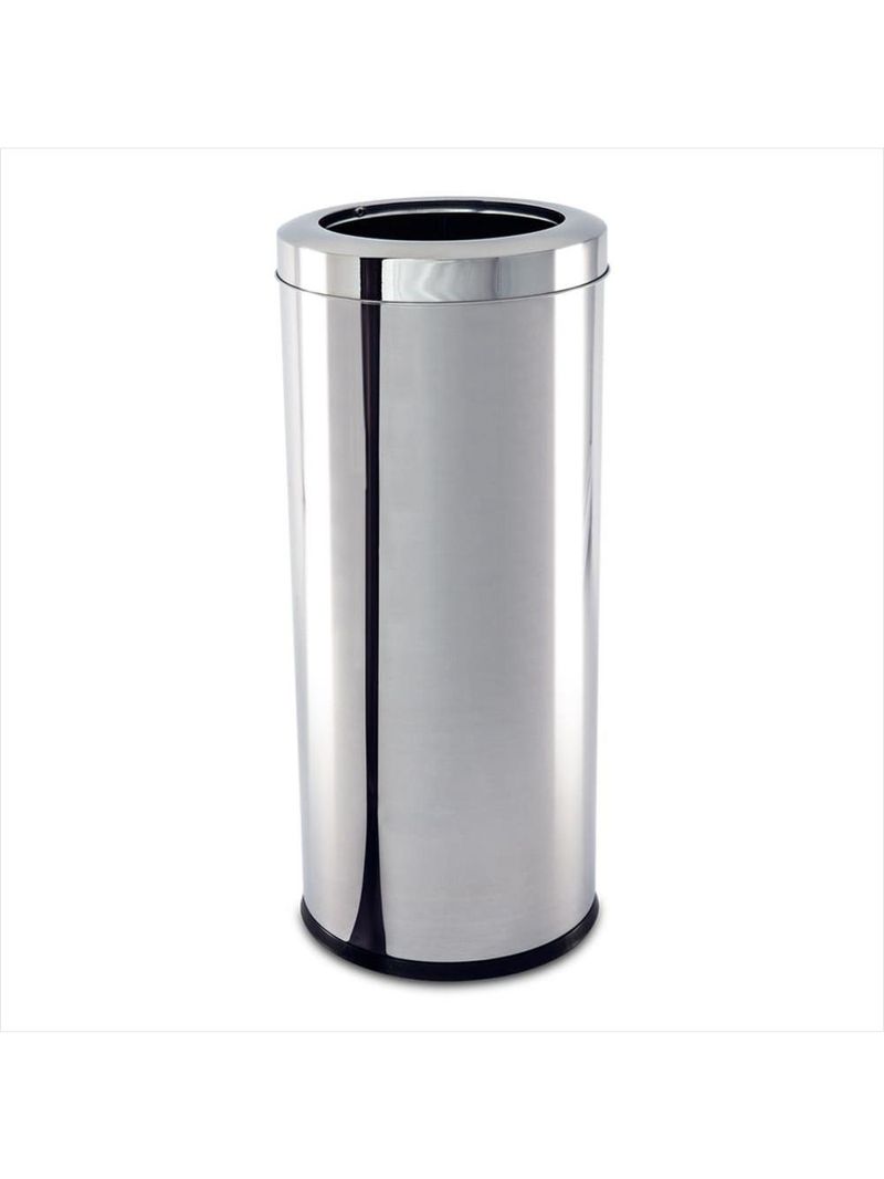 Lixeira inox com aro 25x60cm 28 litros