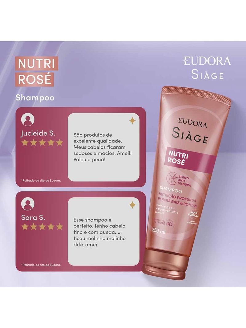 Eudora siàge nutri rosé shampoo
