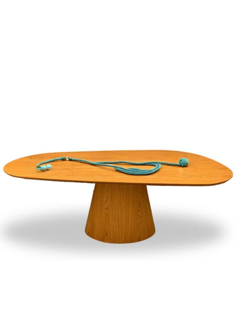 Mesa Oval Organica Em Freijo 2,