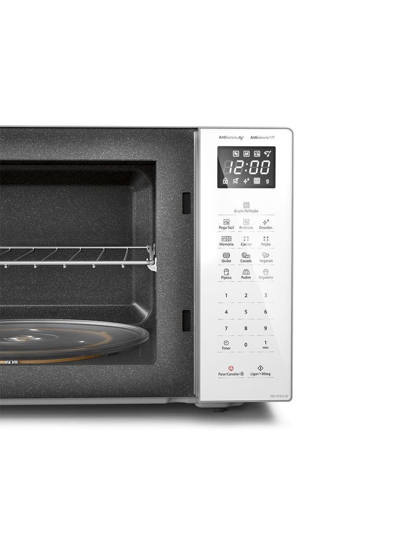 Micro-ondas Panasonic Dupla Refeição 34L  - ST65LWRU 220V