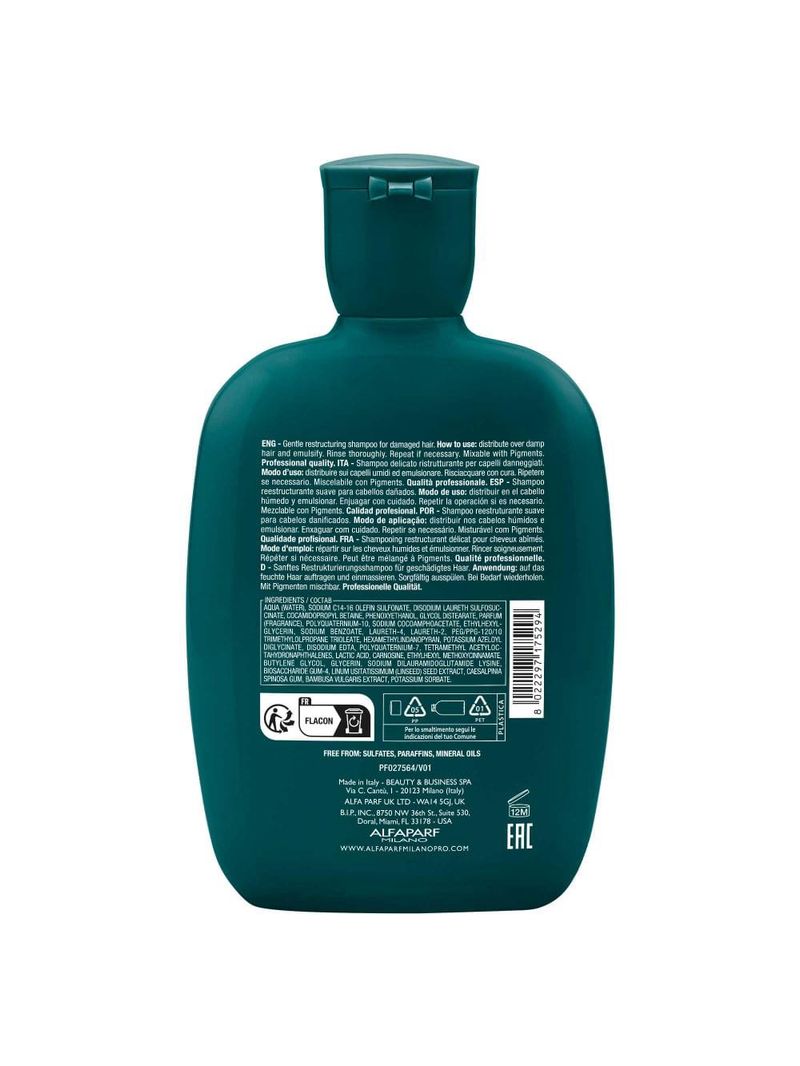 Alfaparf semi di lino reconstruction reparative shampoo reconstrutor