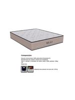 Cama Box Solteiro: Colchão Espuma D33 Ortho Milão + Base Crc Suede Clean (78x188)