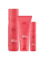 Kit invigo color brilliance wella - shampoo + condicionador + leave-in