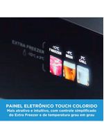 Geladeira Frost Free Duplex 491L Inverter Preta Midea MD-RT650EVKDX3 Bivolt
