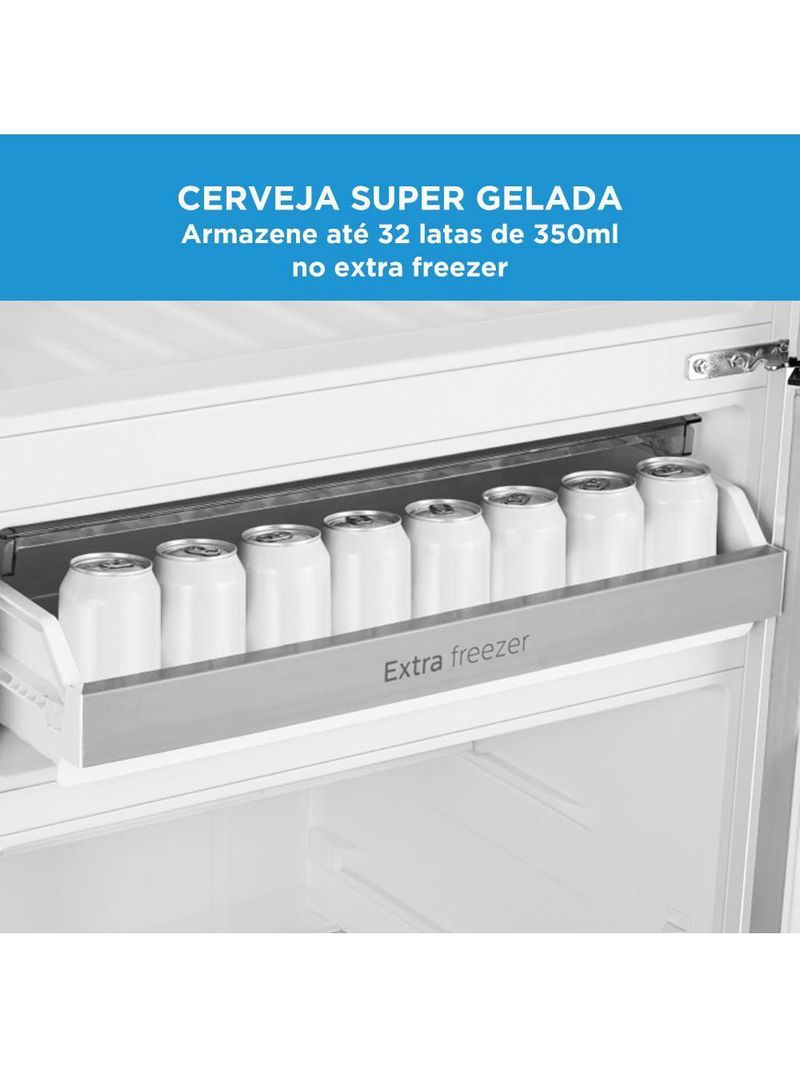 Geladeira Frost Free Duplex 491L Inverter Preta Midea MD-RT650EVKDX3 Bivolt