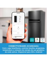 Geladeira Frost Free Duplex 491L Inverter Preta Midea MD-RT650EVKDX3 Bivolt
