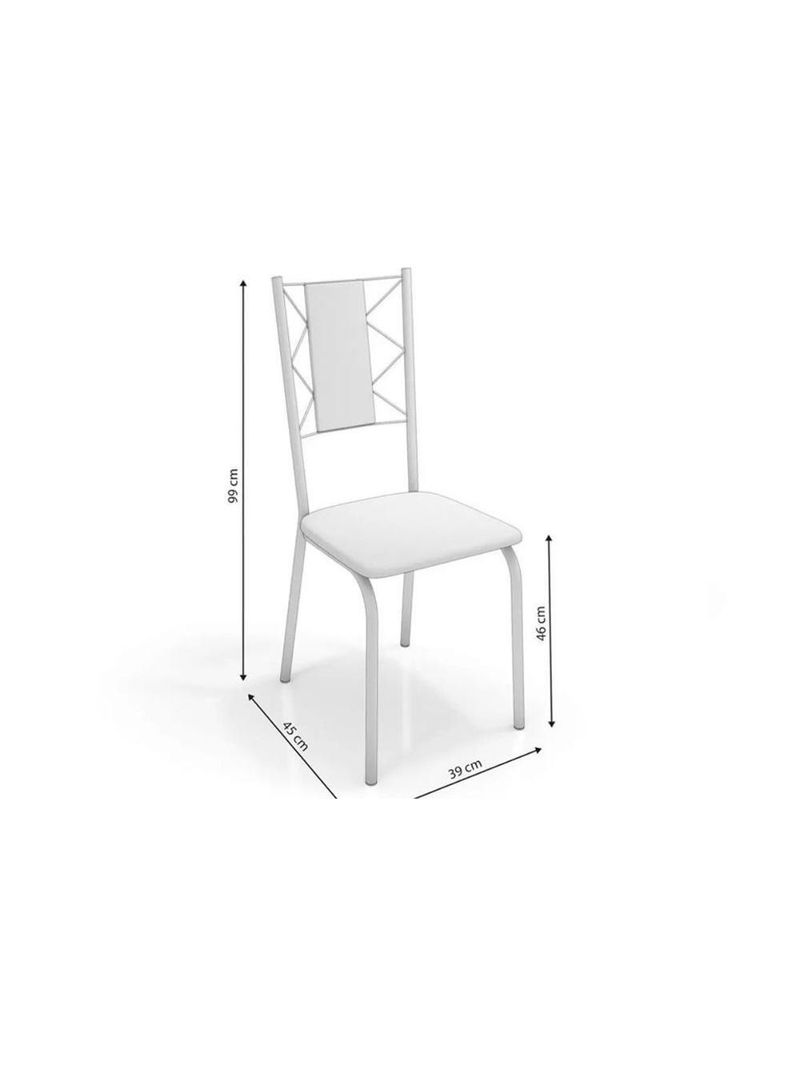 Conjunto Mesa Sala Jantar Reno Com Tampo De Vidro 90x90cm E 4 Cadeiras Lisboa Cromada Preto Kappesberg