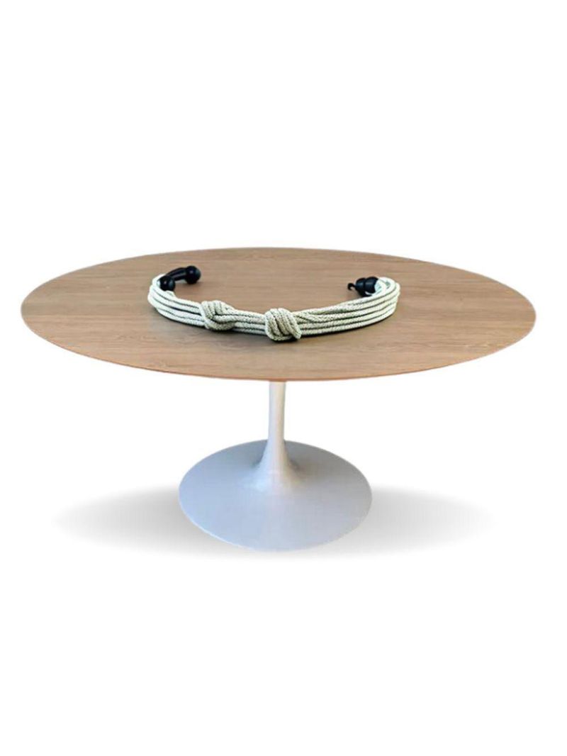 Mesa De Jantar Tulipa Saarinen Redonda 150cm Tampo Cor Jade