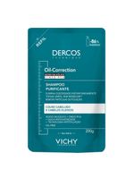Vichy dercos oil-correction shampoo purificante refil - 200g