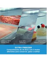 Geladeira Frost Free Duplex 491L Inverter Branca Midea MD-RT650EVK013 - Bivolt