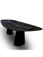 Mesa Organica Flower 160x90cm Em ébano