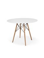 Conjunto Mesa De Jantar Eiffel  100cm 4 Cadeiras Itália