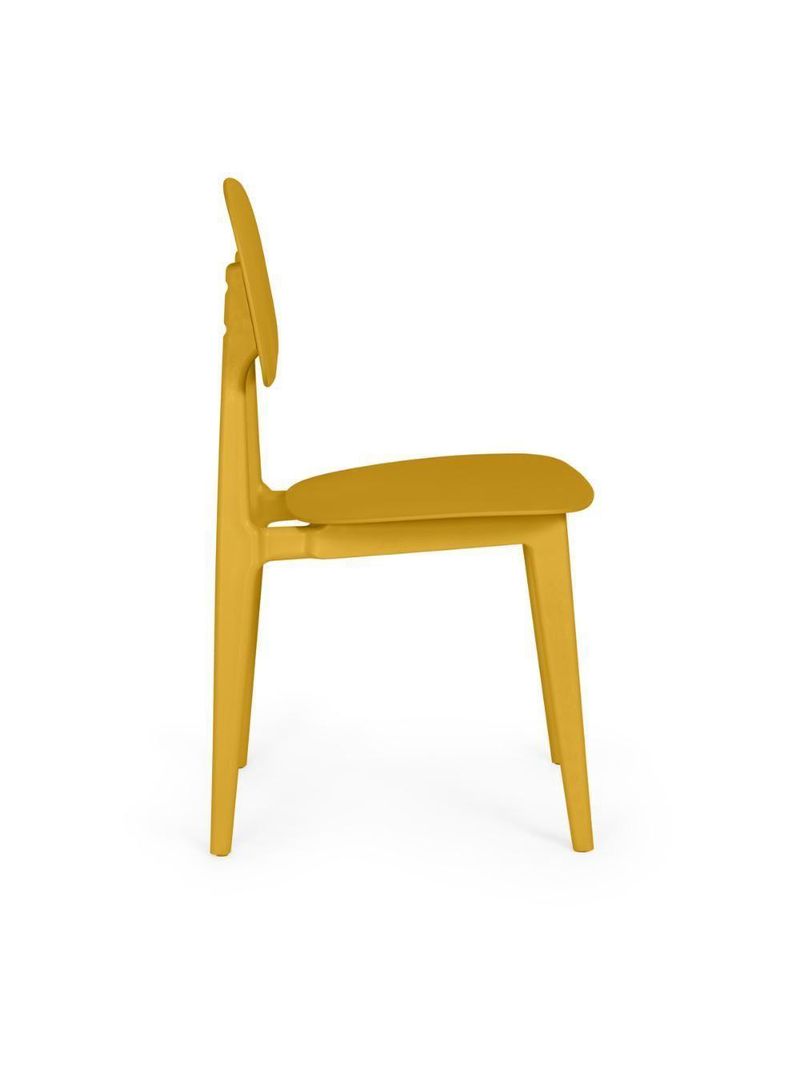 Conjunto Mesa De Jantar Eiffel  100cm 4 Cadeiras Itália