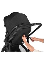 Carrinho de bebê multikids beyond com berço moíses preto - bb428