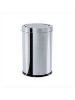 Lixeira inox com tampa básica 25x46cm 21,2 litros