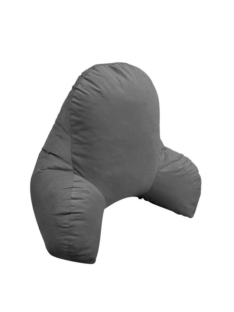 Encosto Dino Veludo Cinza (50x60x75) - Ortobom