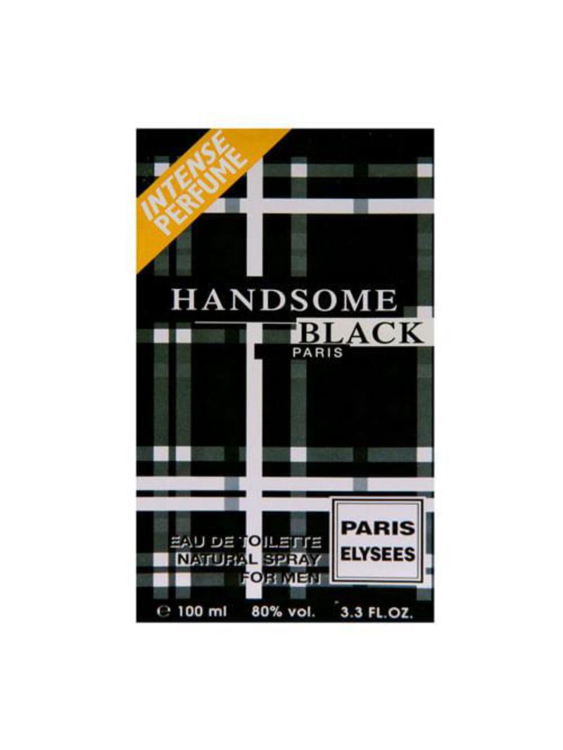 Handsome black paris elysees - perfume masculino - eau de toilette
