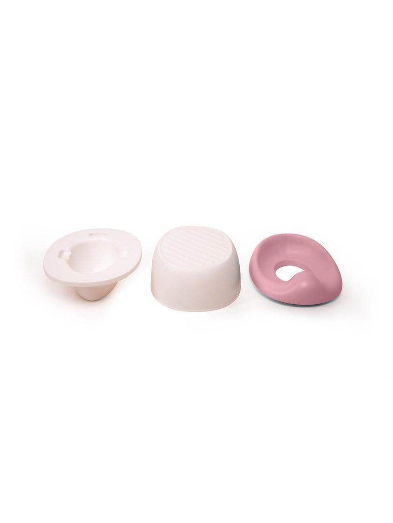 Troninho infantil kingdom potty 3 in 1 pink - safety 1st