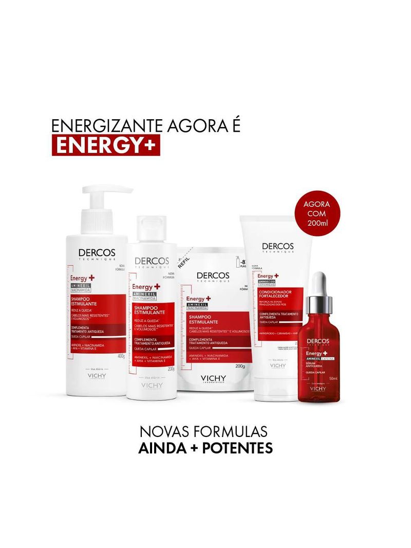 Condicionador antiqueda e fortalecedor vichy dercos energy+