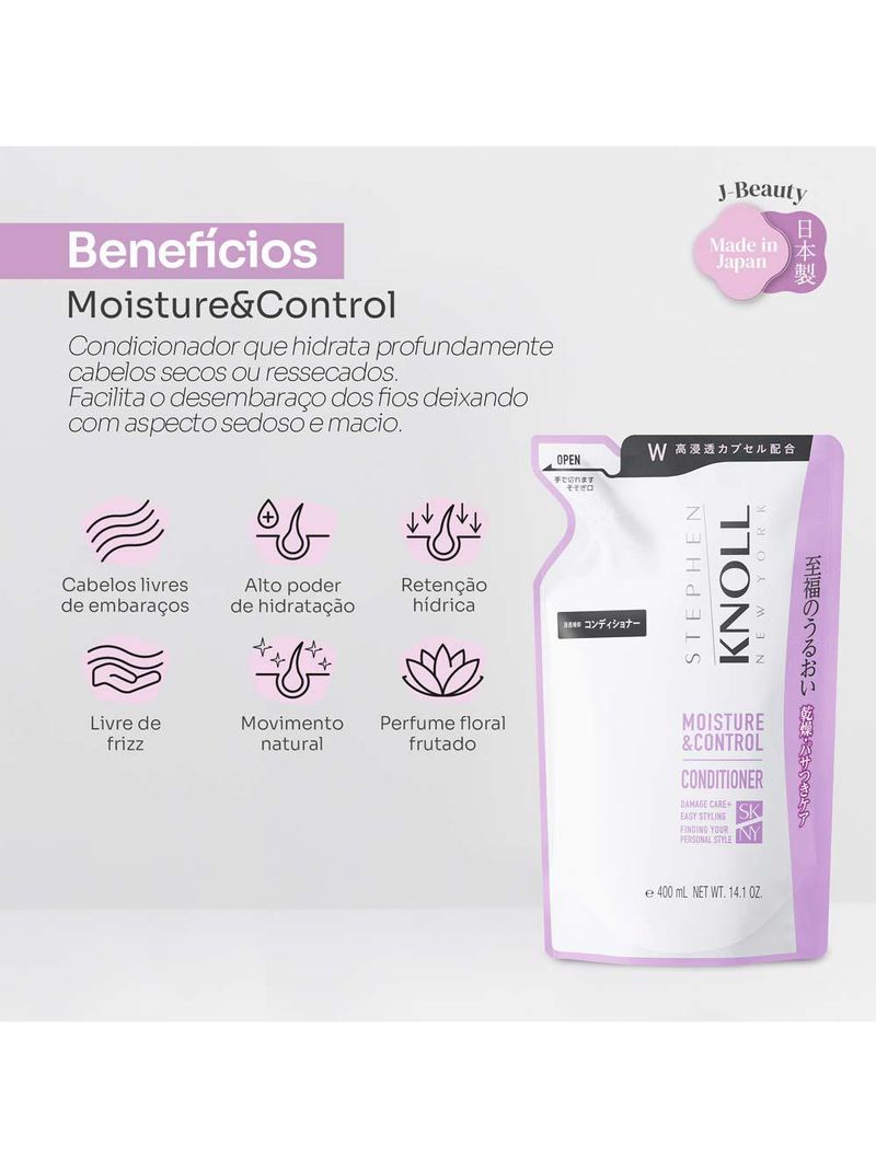 Stephen knoll moisture e control condicionador refil