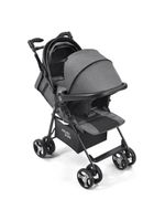 Carrinho passeio flick 0-15kgs preto com cinza multikids baby - bb445